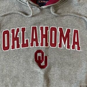 Men’s grey Oklahoma hoodie sz XL